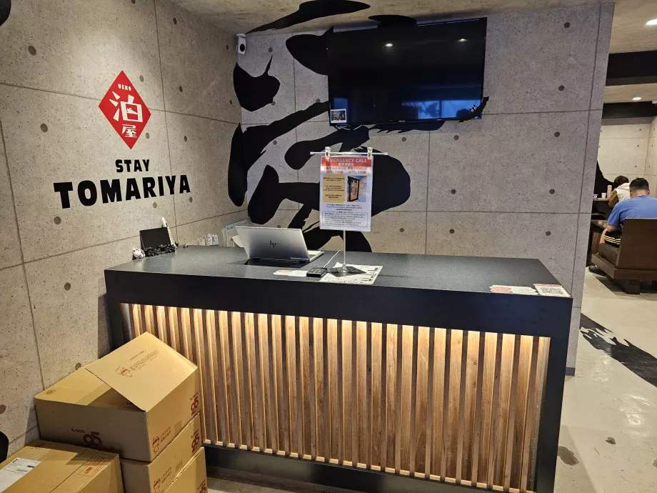 Recepción en el Hotel Tomariya