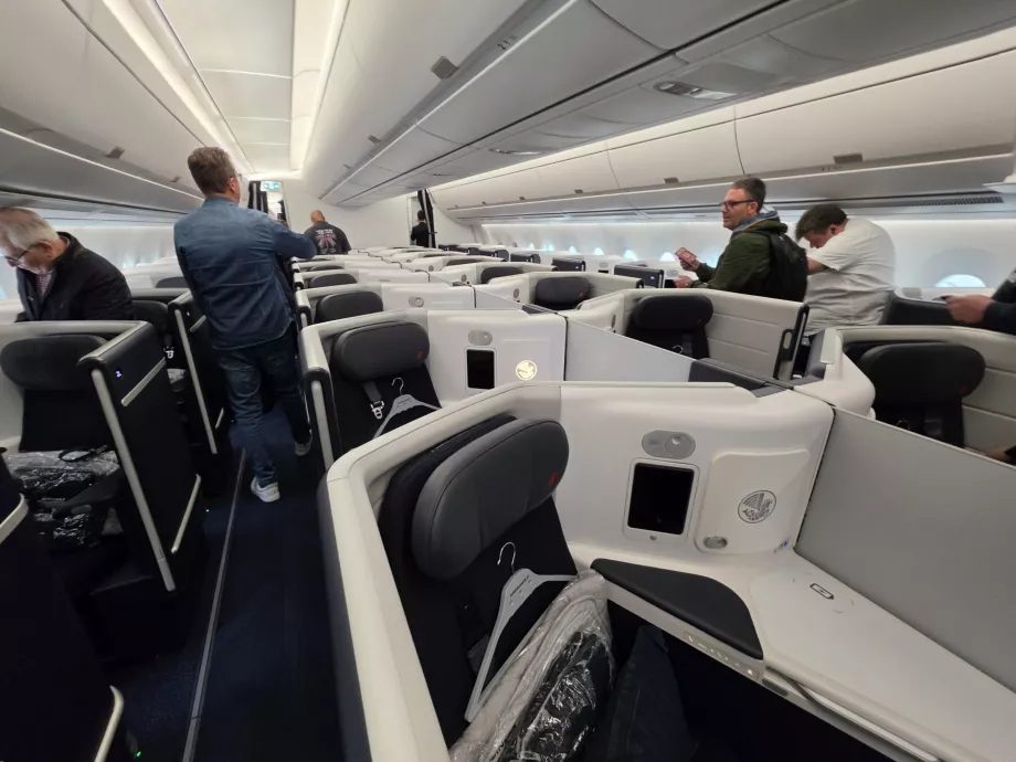 Un primer vistazo a la nueva clase business