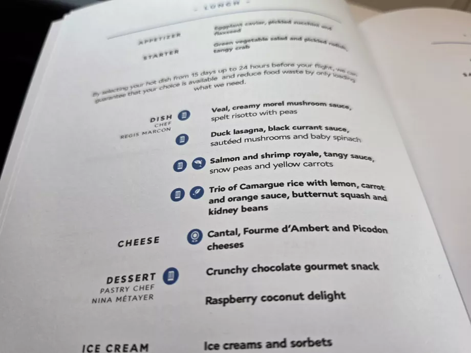 Menú – almuerzo