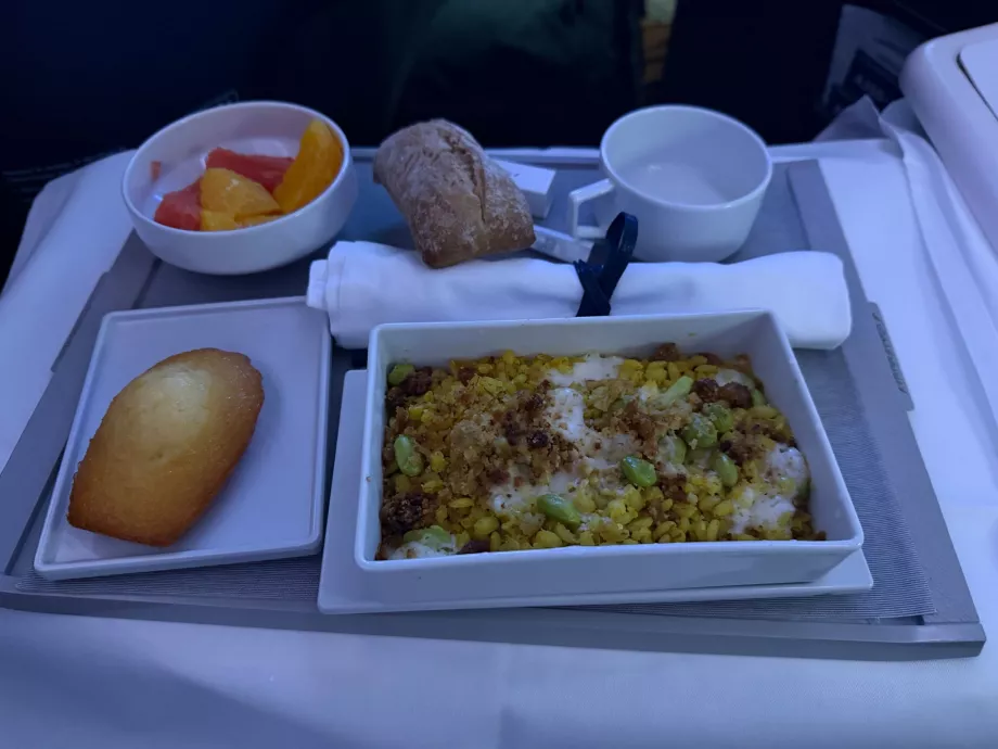 Cena, opción 2: cereales con verduras