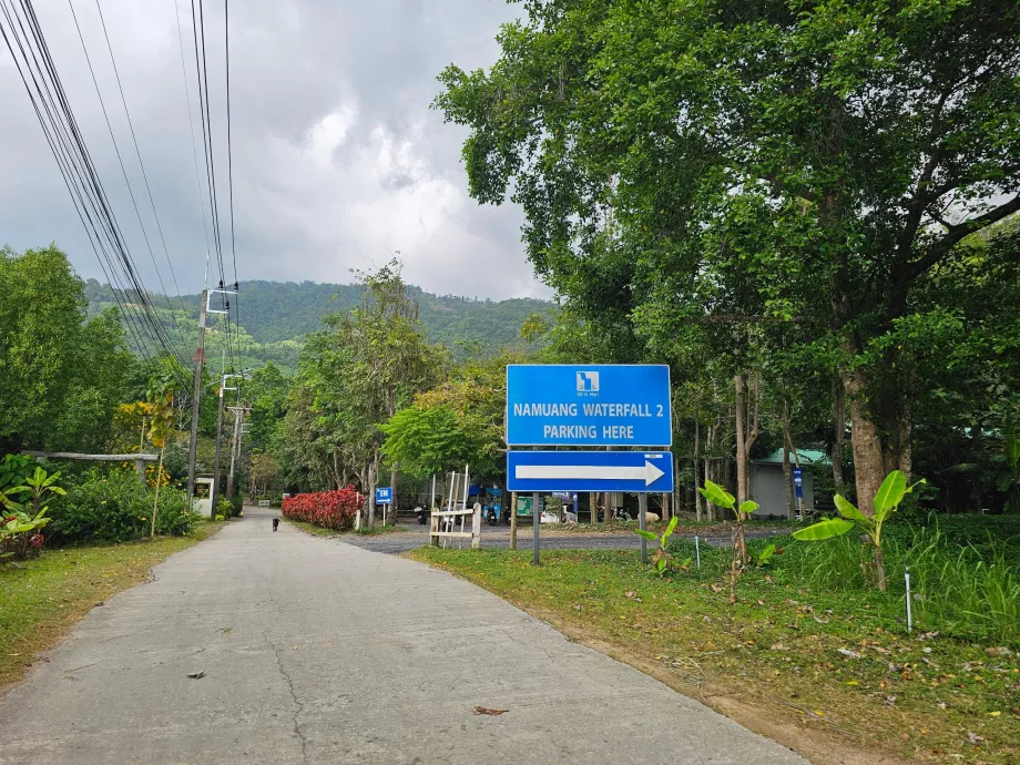 Dirección Cascada Namuang 2