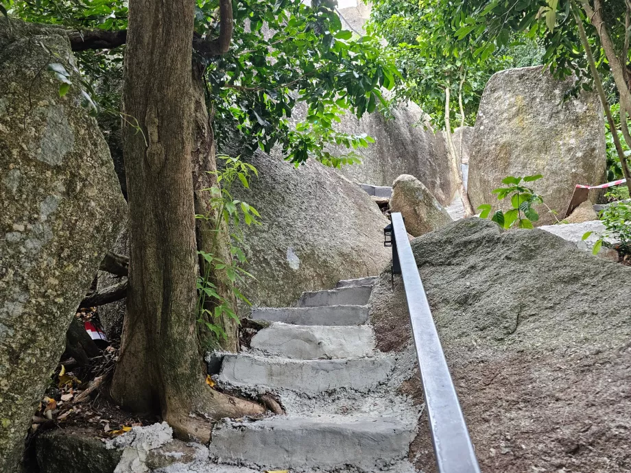 Escalera para solapar piedra 1