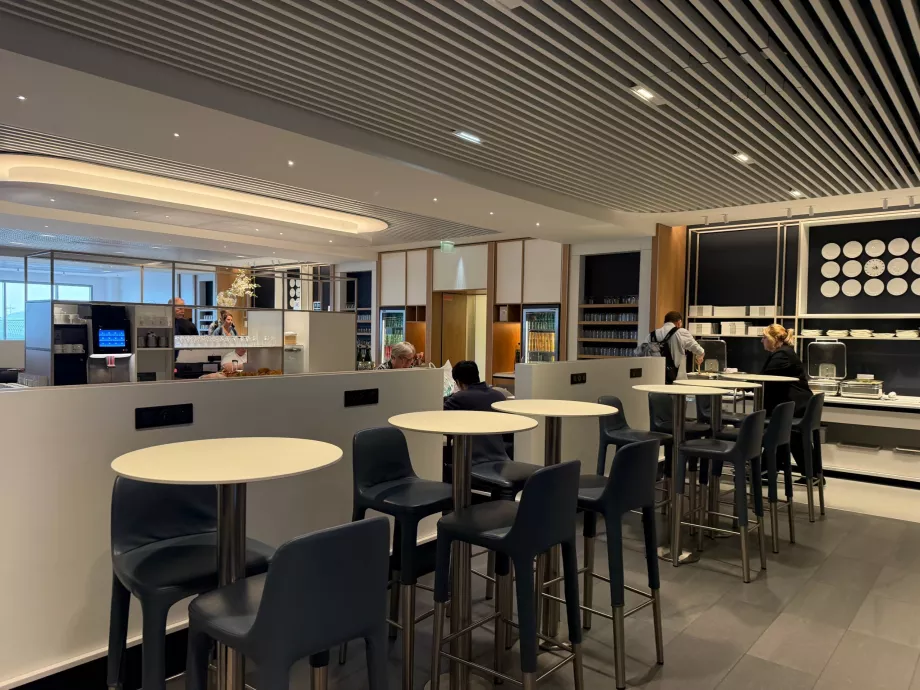Interior de la sala VIP de Air France