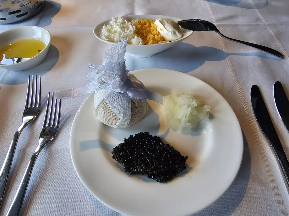Servicio de caviar
