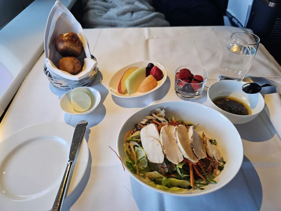 Cena antes del aterrizaje