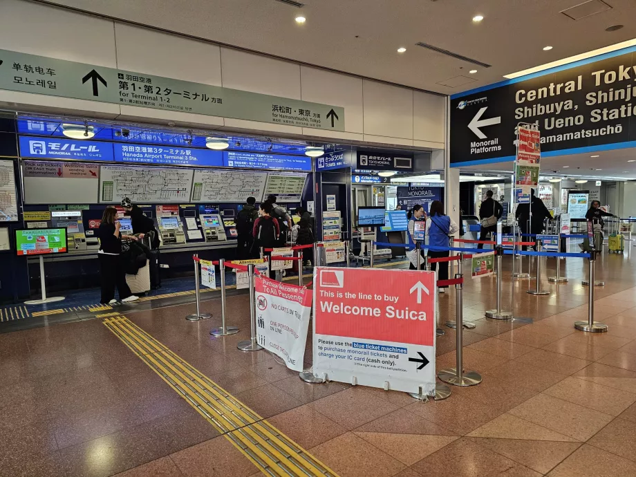 Máquinas de tarjetas IC Suica