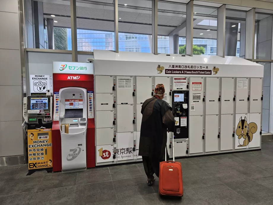 Taquillas para guardar el equipaje