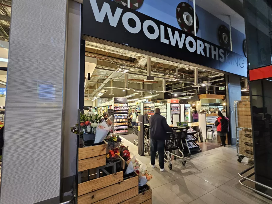 Supermercado Woolworths, zona pública