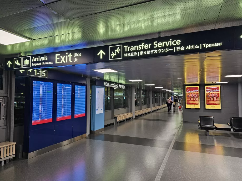 Traslado, Aeropuerto de Helsinki