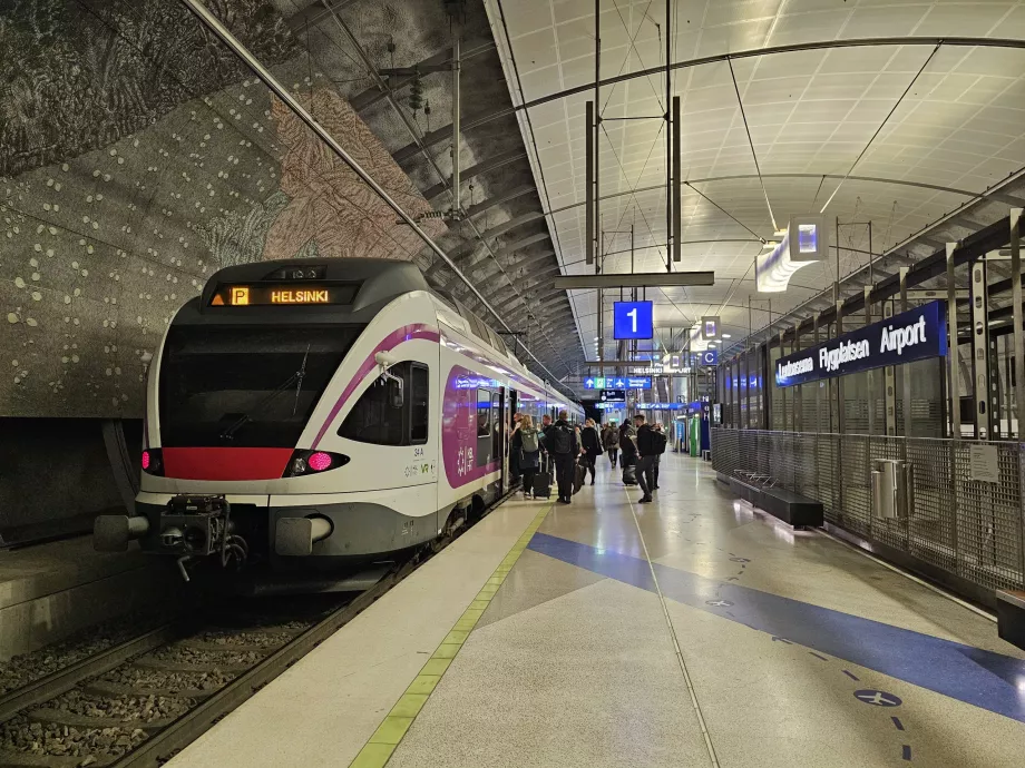 Tren, Aeropuerto de Helsinki