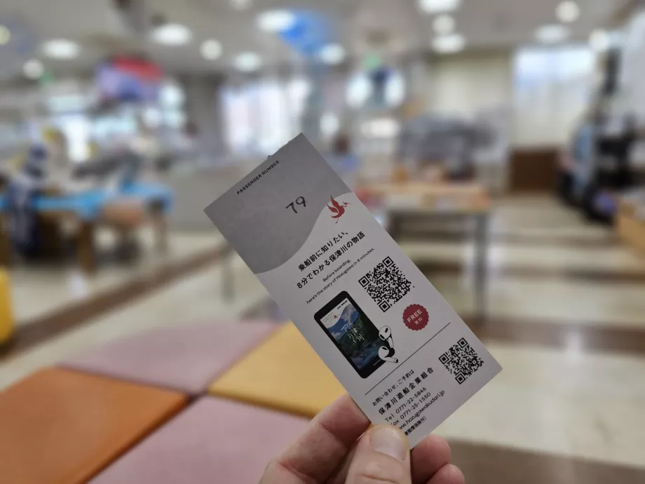 Billete para el barco