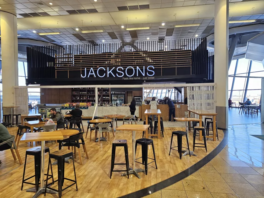 Restaurante, zona de tránsito