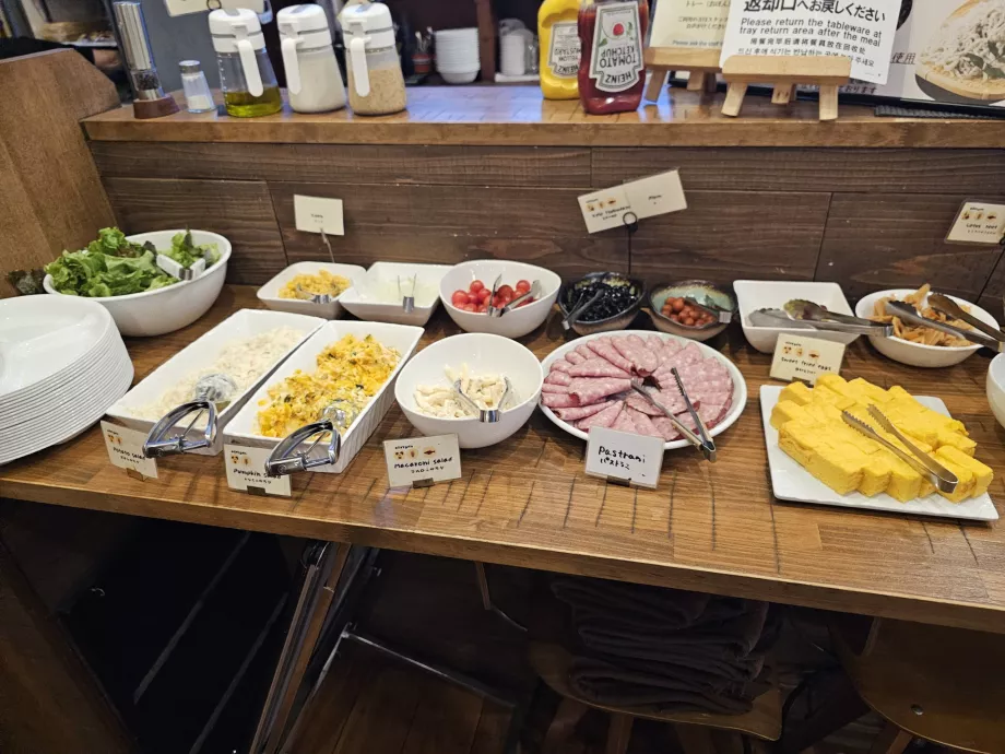 Desayuno - menú frío