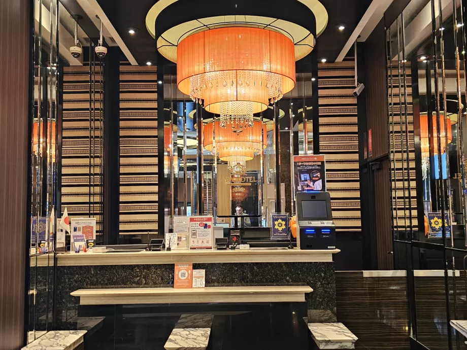 Recepción del hotel