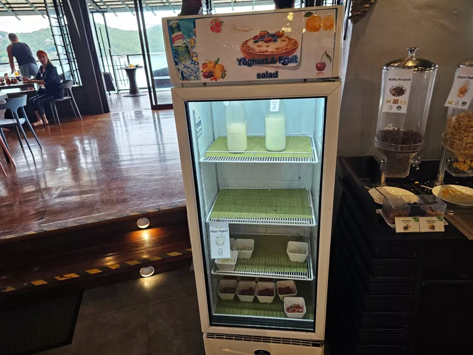 Desayuno: leche y gachas