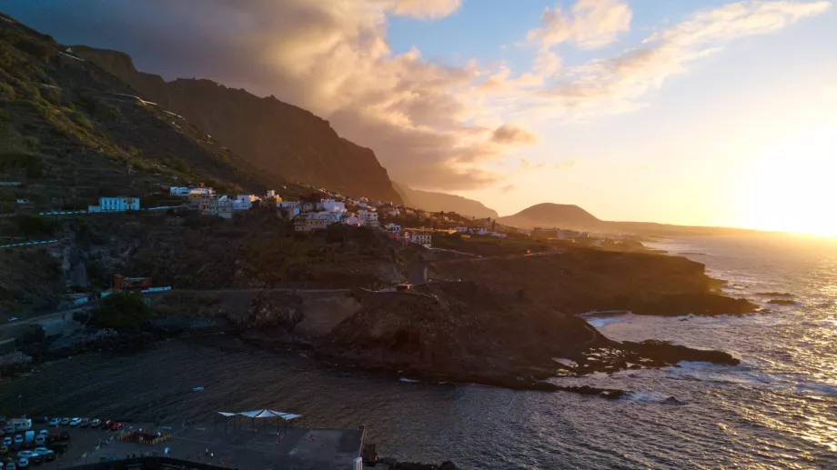 Puesta de sol en Garachico