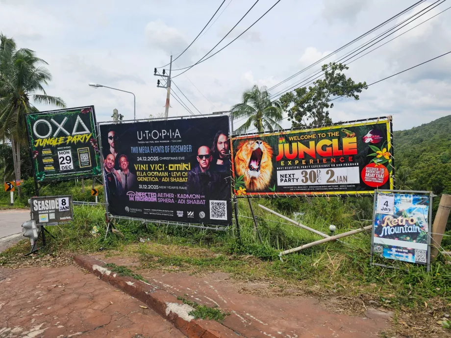 Anuncios de fiestas y discotecas