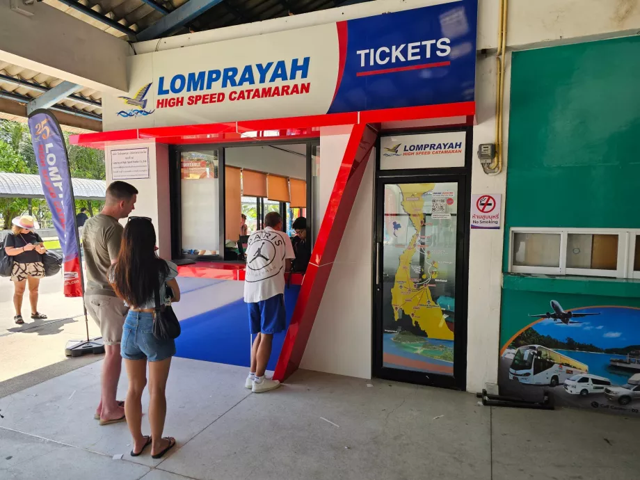 Muelle de Thong Sala, taquilla