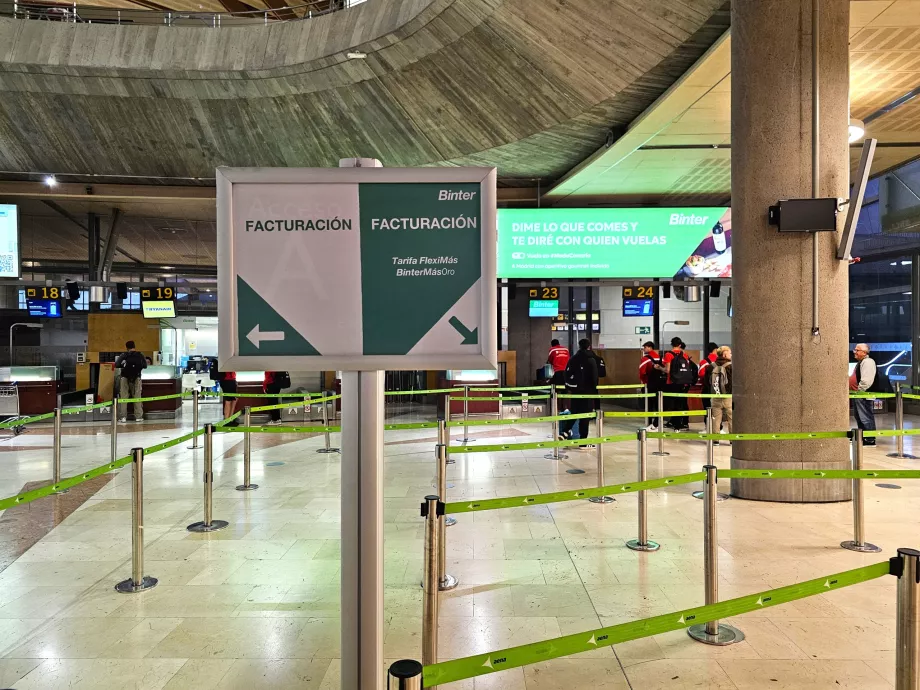 Facturación Binter Canarias
