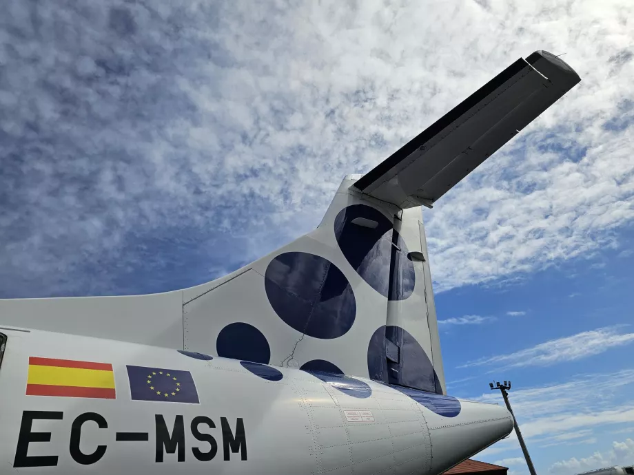 Avión ATR72 de Canaryfly