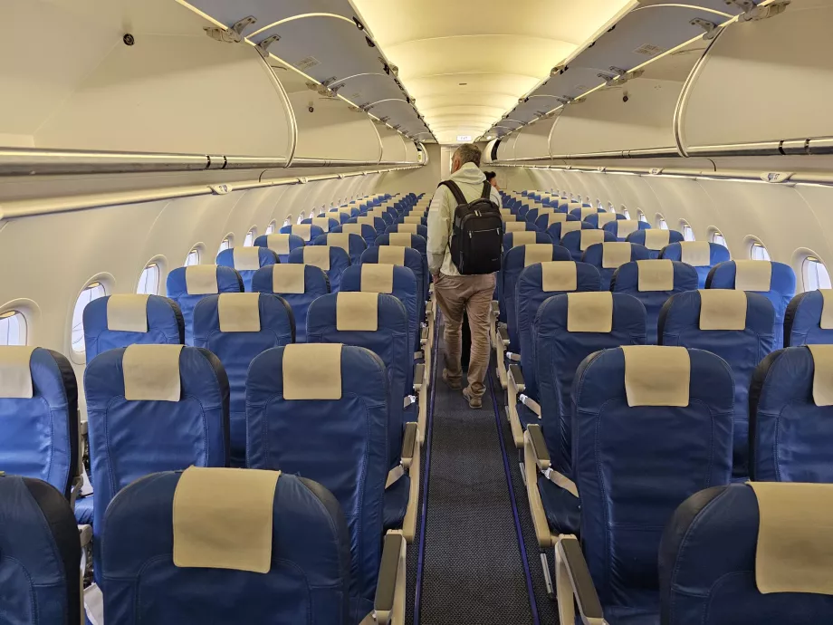 Cabina del Airbus A320, Edelweiss