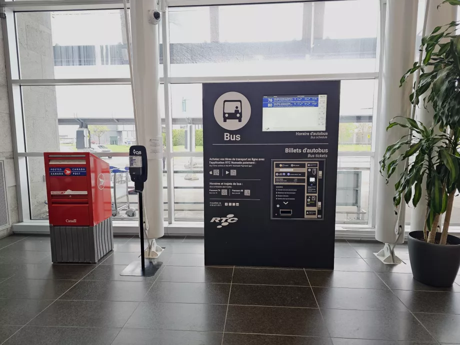 Máquina automática de billetes de autobús