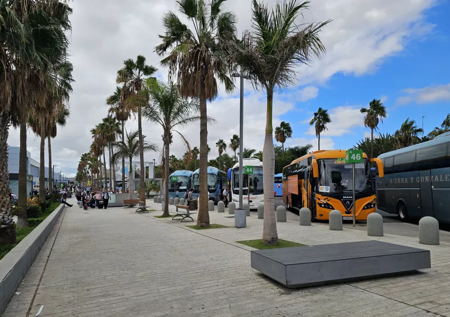 Paradas del autobús turístico
