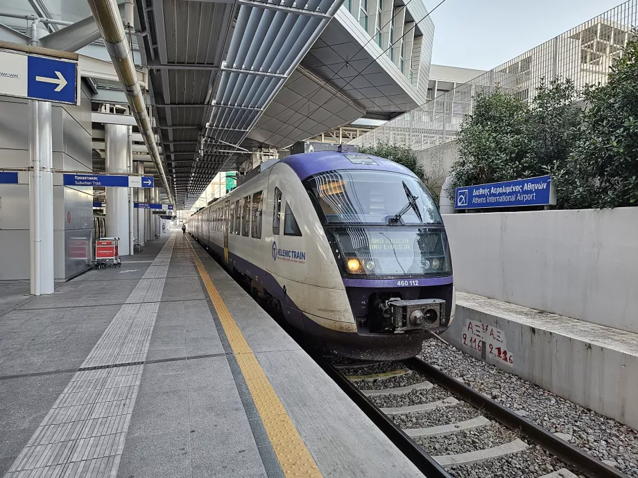 Tren de cercanías, aeropuerto ATH