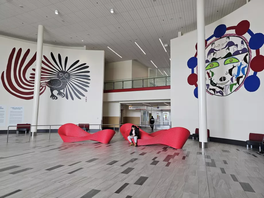 Zona pública del aeropuerto de Iqaluit