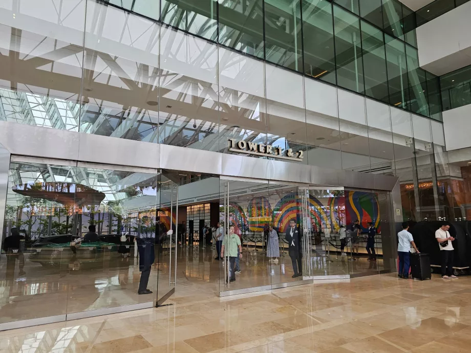 Entrada a la recepción principal