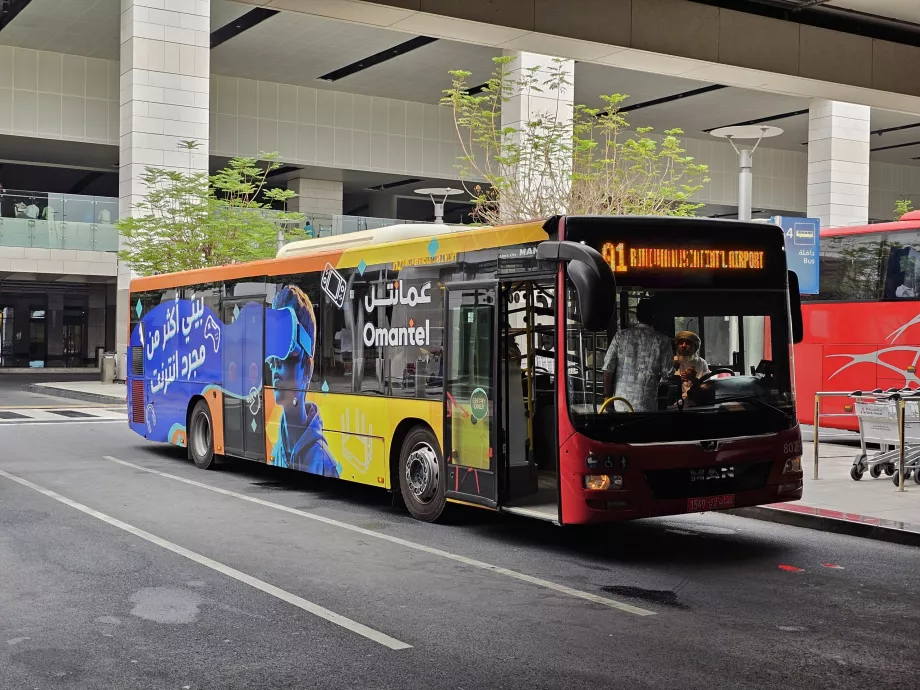 Autobús A1 hacia el centro