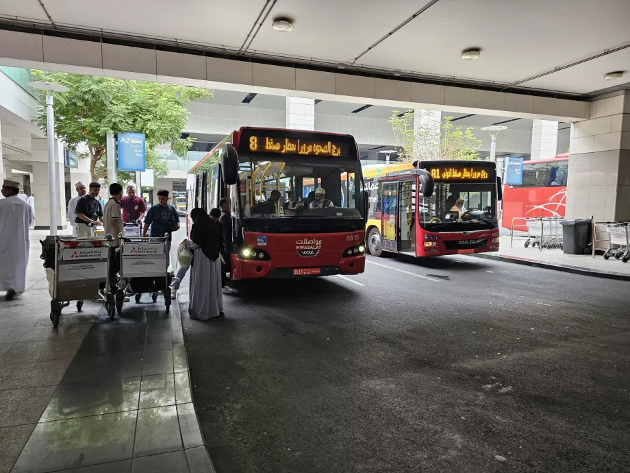 Autobuses de las líneas 8 y A1
