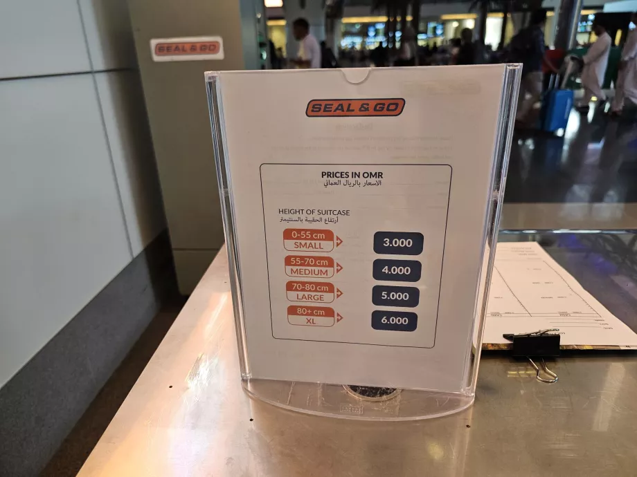 Precios del embalaje de maletas