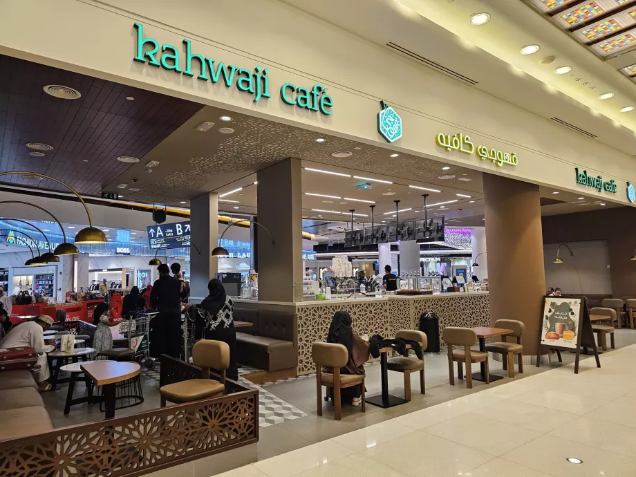 Café, zona de tránsito