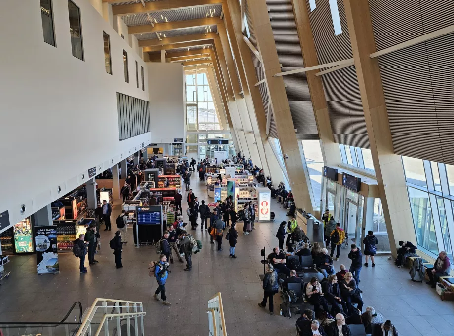 Zona de tránsito del aeropuerto de Nuuk