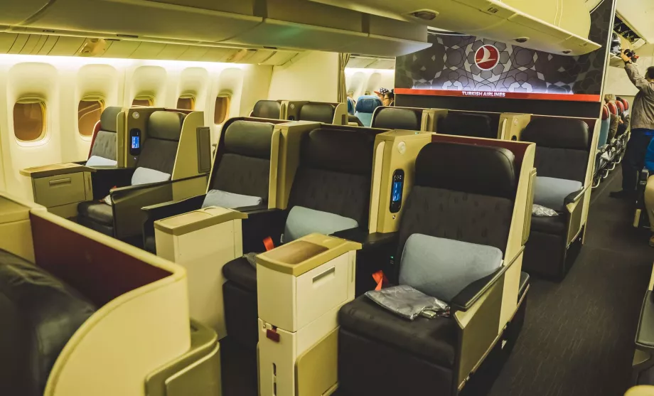Clase Business con Turkish Airlines
