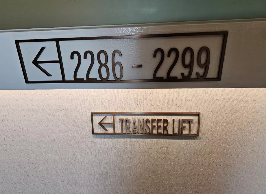 Traslado entre ascensores