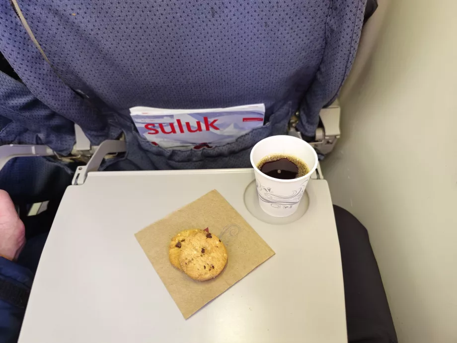 Refrescos en un vuelo nacional