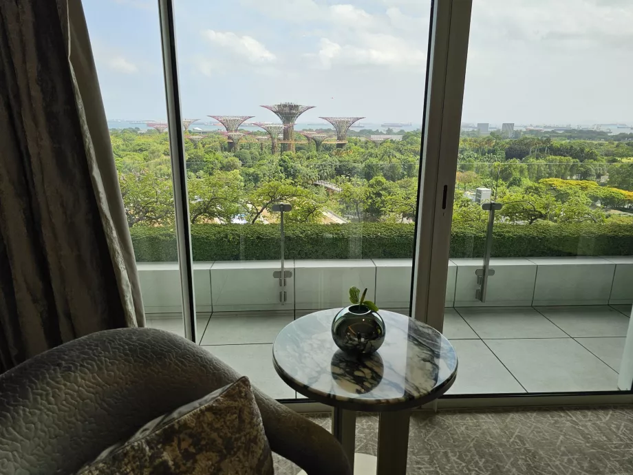 Nuestra habitación con balcón y vistas