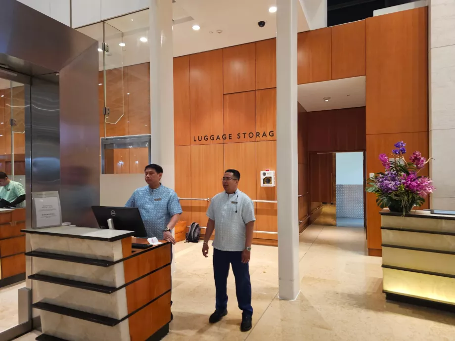 Consigna de equipaje para los huéspedes