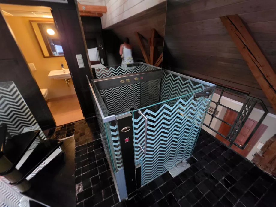 Ascensor hasta el dormitorio