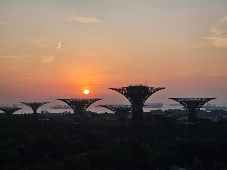 Amanecer - vista desde la habitación