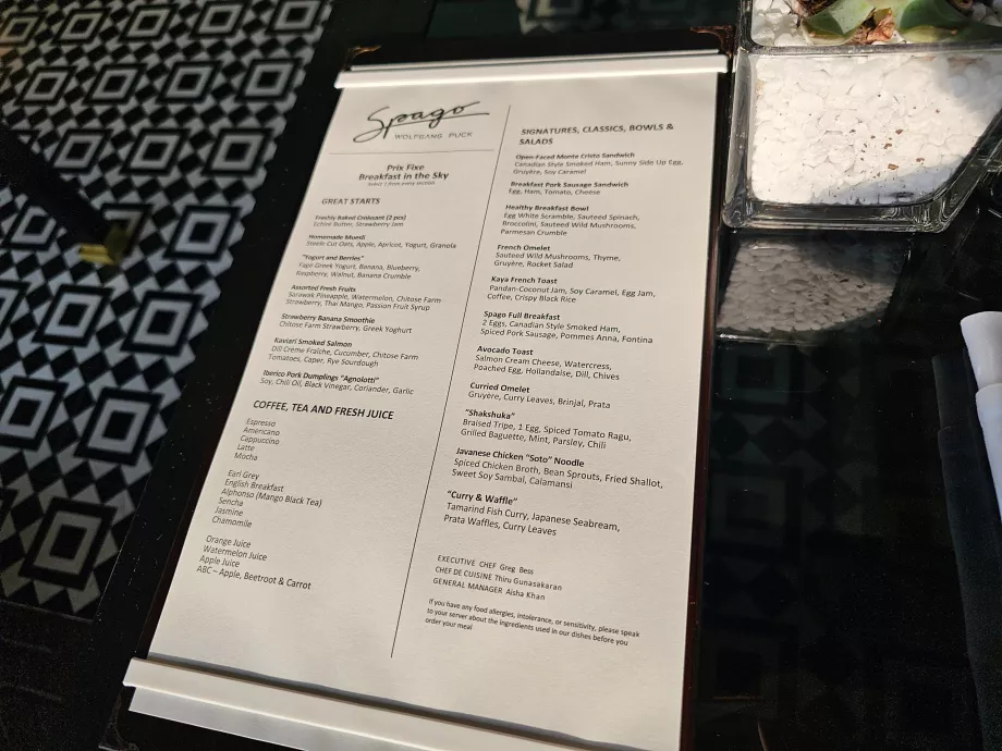 Desayuno en Spago Bar