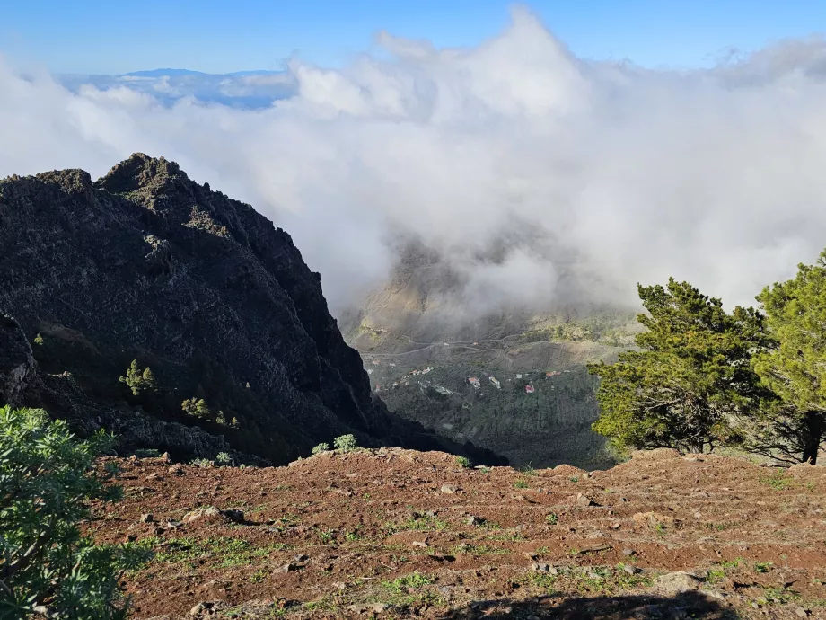 Vista del pueblo de Taguluche