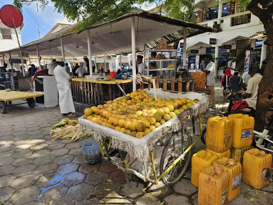 Zoco Darajani, comida callejera