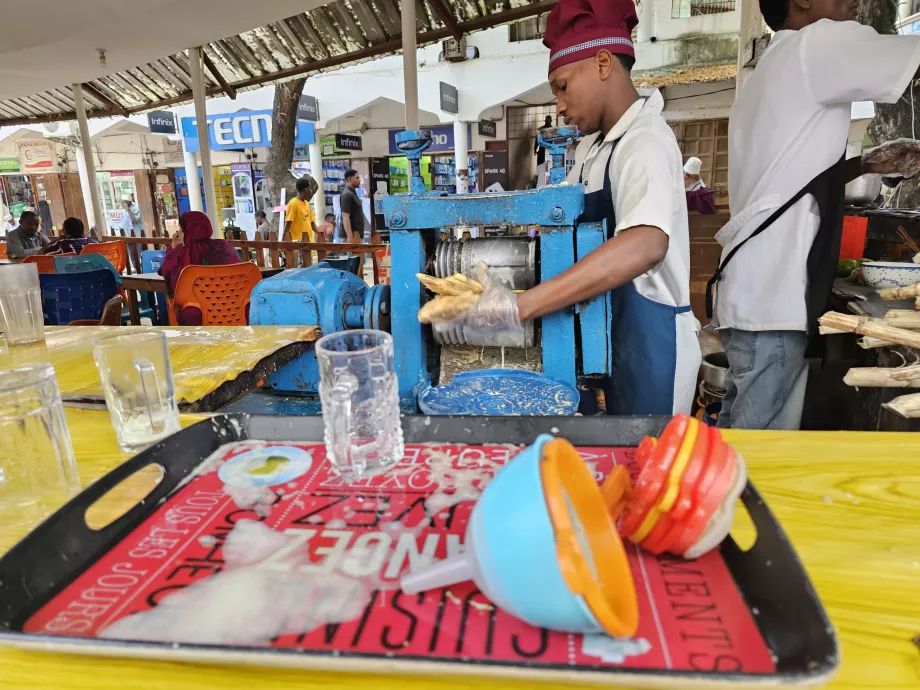 Preparación de la caña de azúcar