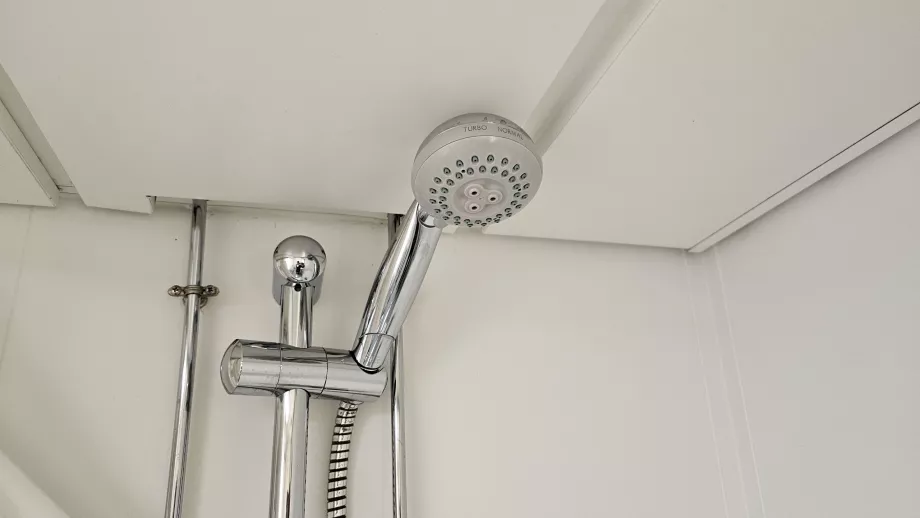 Detalle de la ducha
