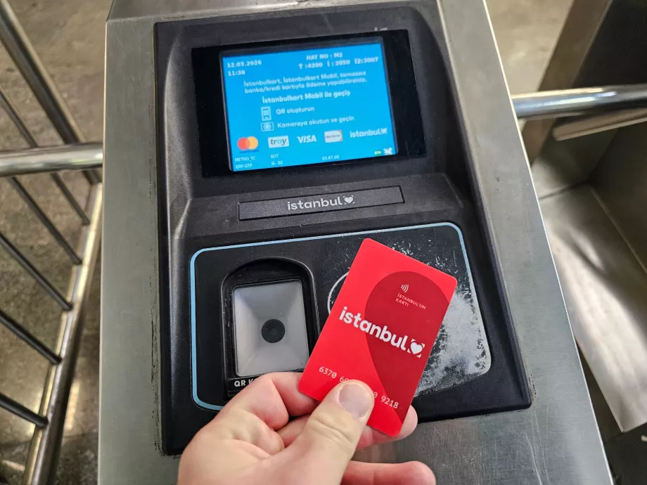 Utilizar Istanbulkart
