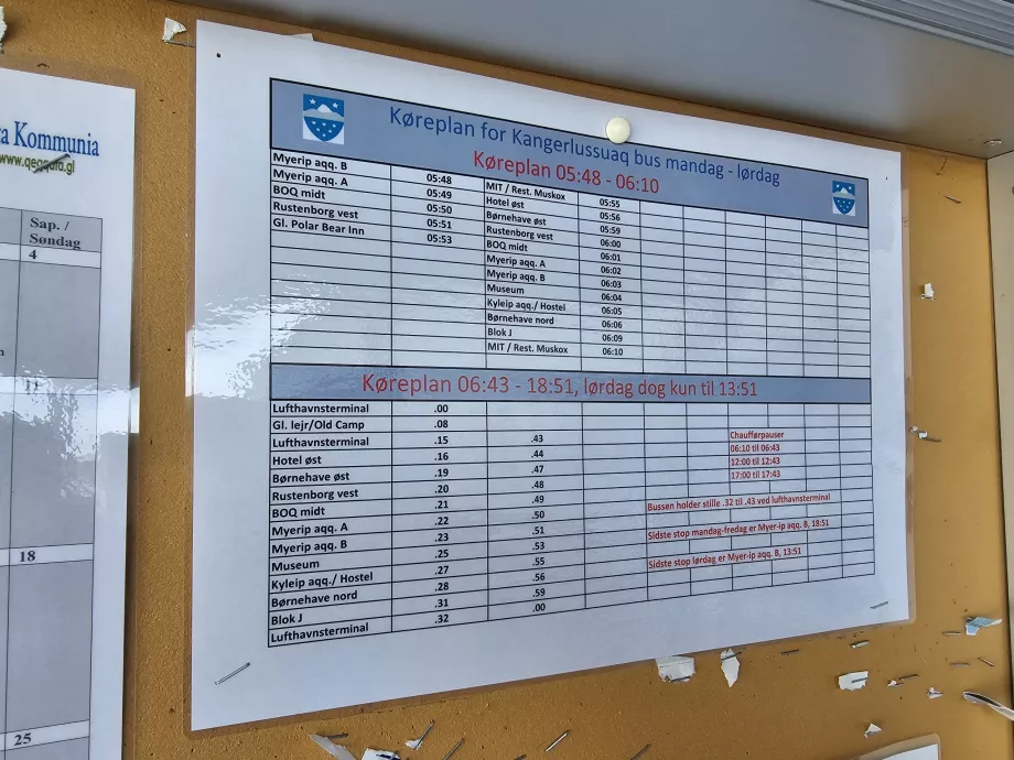 Horario de autobuses