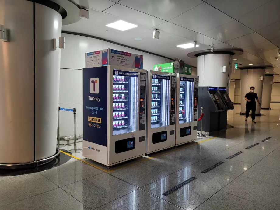Incheon - Cajeros automáticos TMoney Card